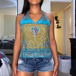 Vintage halter top